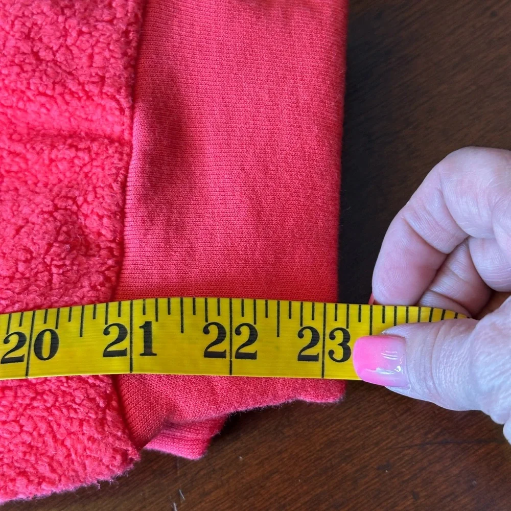Sundry NWT size small red‎ cherry patch pocket Sherpa joggers